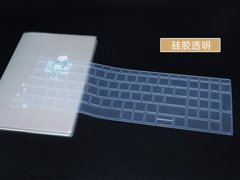 For HP Probook 450 G8 / Probook 650 G8 15 15.6 inch Clear Silicone Tpu Notebook Laptop Keyboard Cover Protector Skin: Transparent