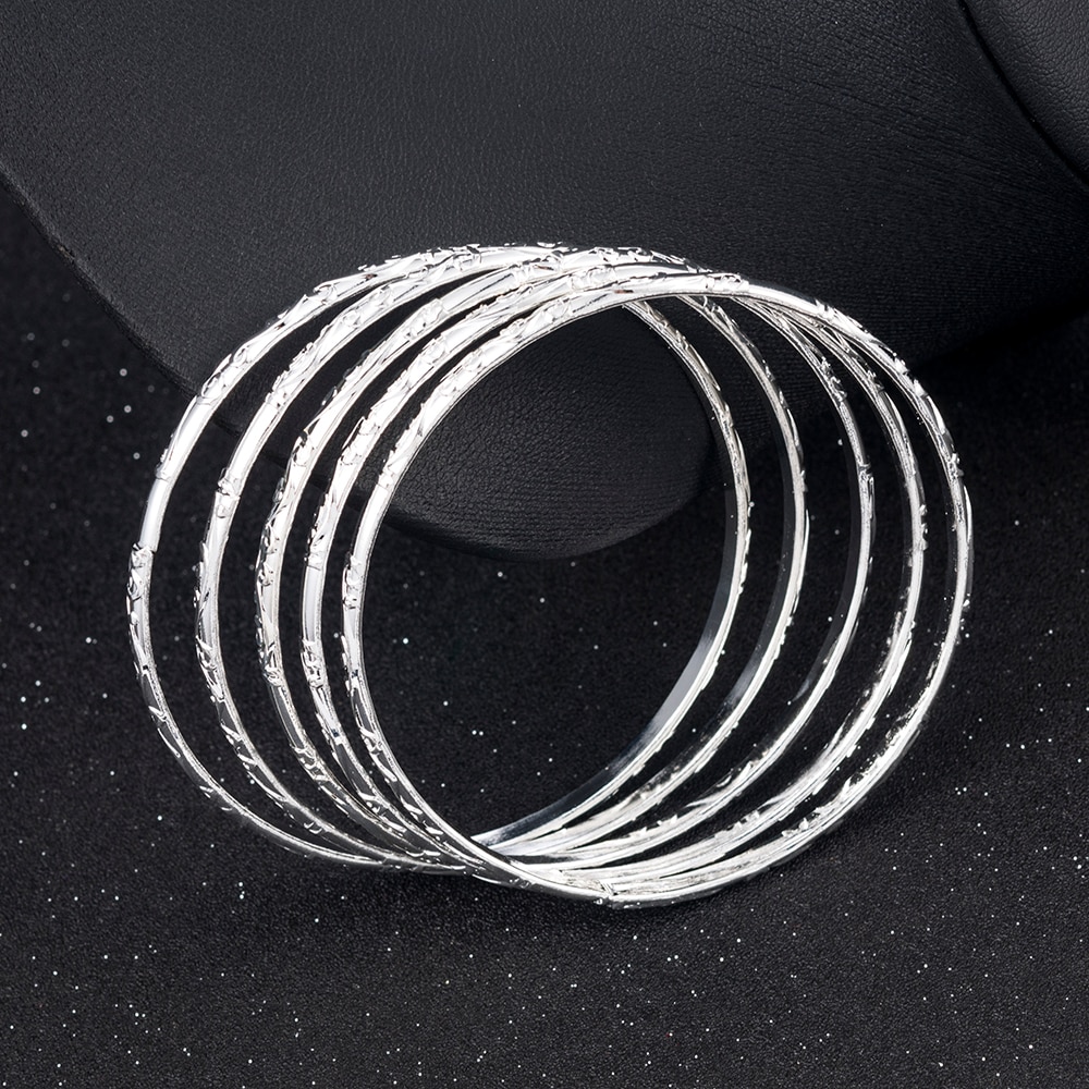 5 Teile/satz Jahrgang Manschette Armbinde Einfache Schnitzen Blume aufbringen Armreif setzt für Frauen Zubehör Pulsera Amuleto Schmuck