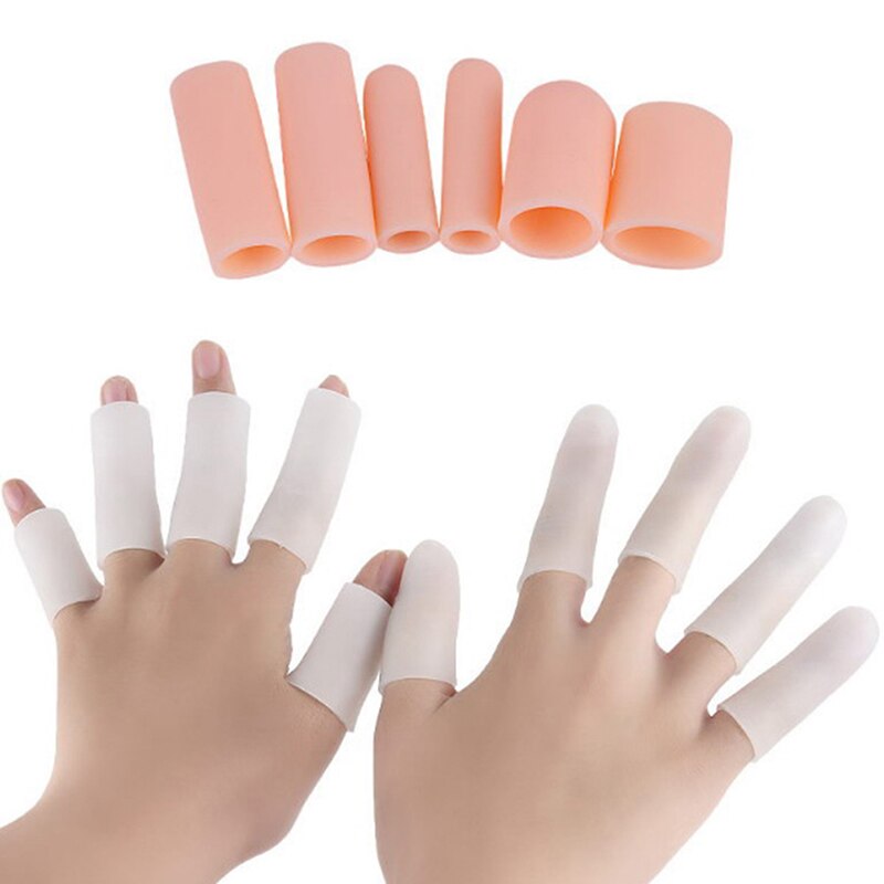 5 st silikongel tub bandage finger tåskyddare fot smärtlindring fotvård