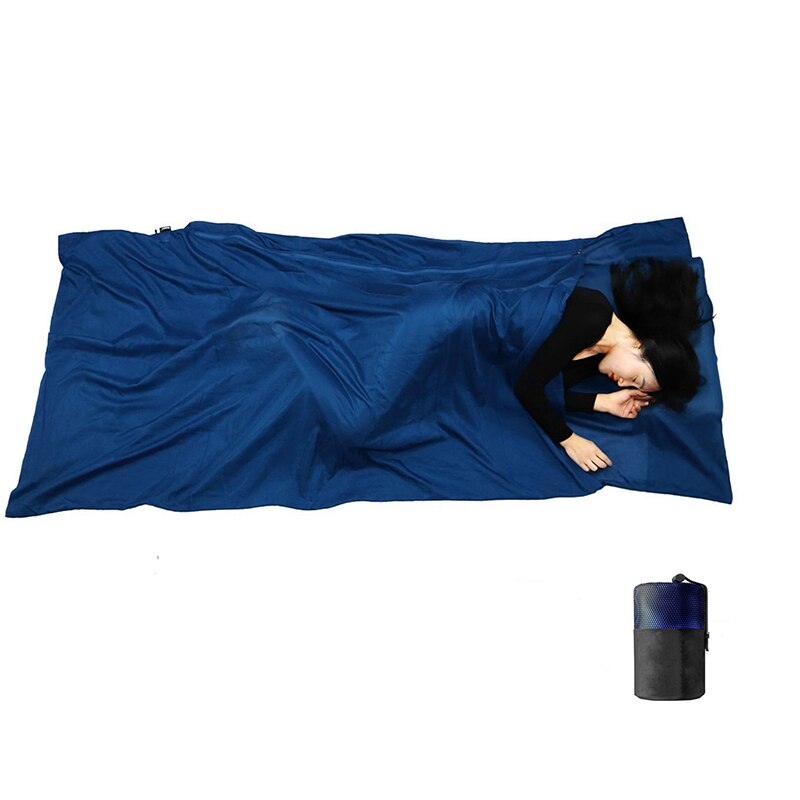 Microfiber Slaapzak Liner Reizen Bed Zak Lichtgewicht Slaap Zak Liners Voor Volwassenen, Voor Hotels, Reizen 36X87 Inch