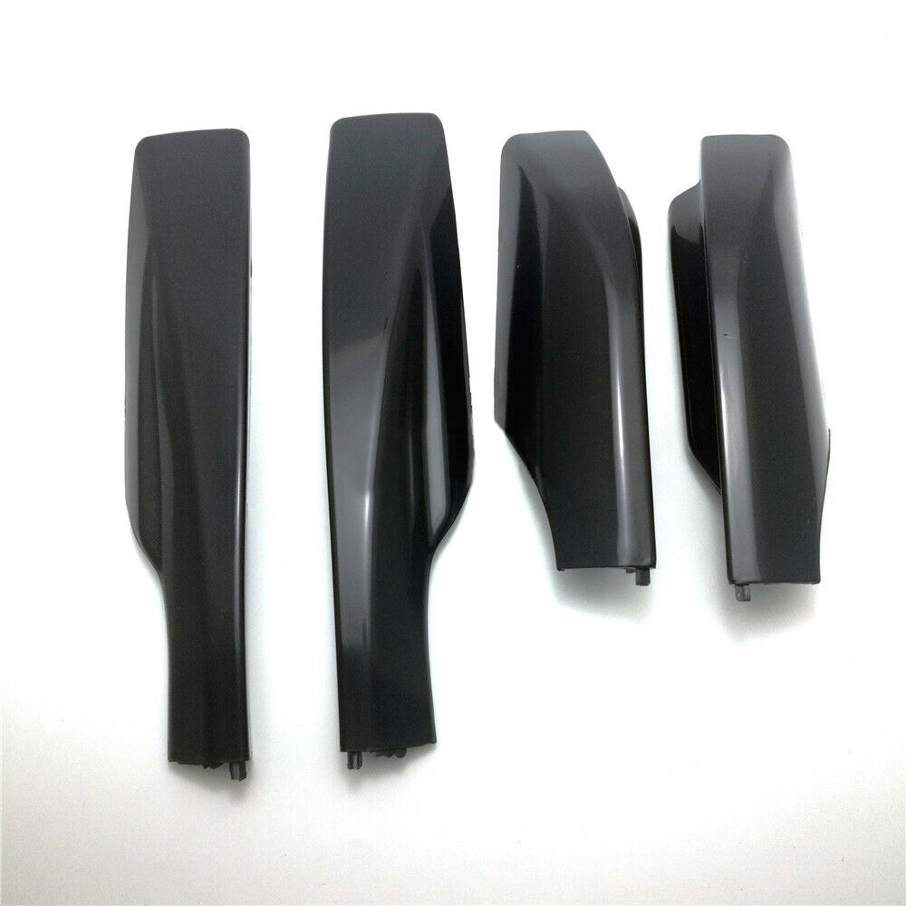 4 sztuk/zestaw czarny dla Toyota RAV4 XA30 2006- 2012 ABS nowy i wysokiej jakości bagażnik dachowy pokrywa szyna kończyć się muszla ochraniać