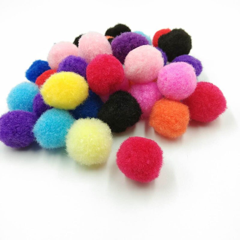 Allecto- Mini Pompons Pluizige Pompons Ballen - Doe-het-zelf