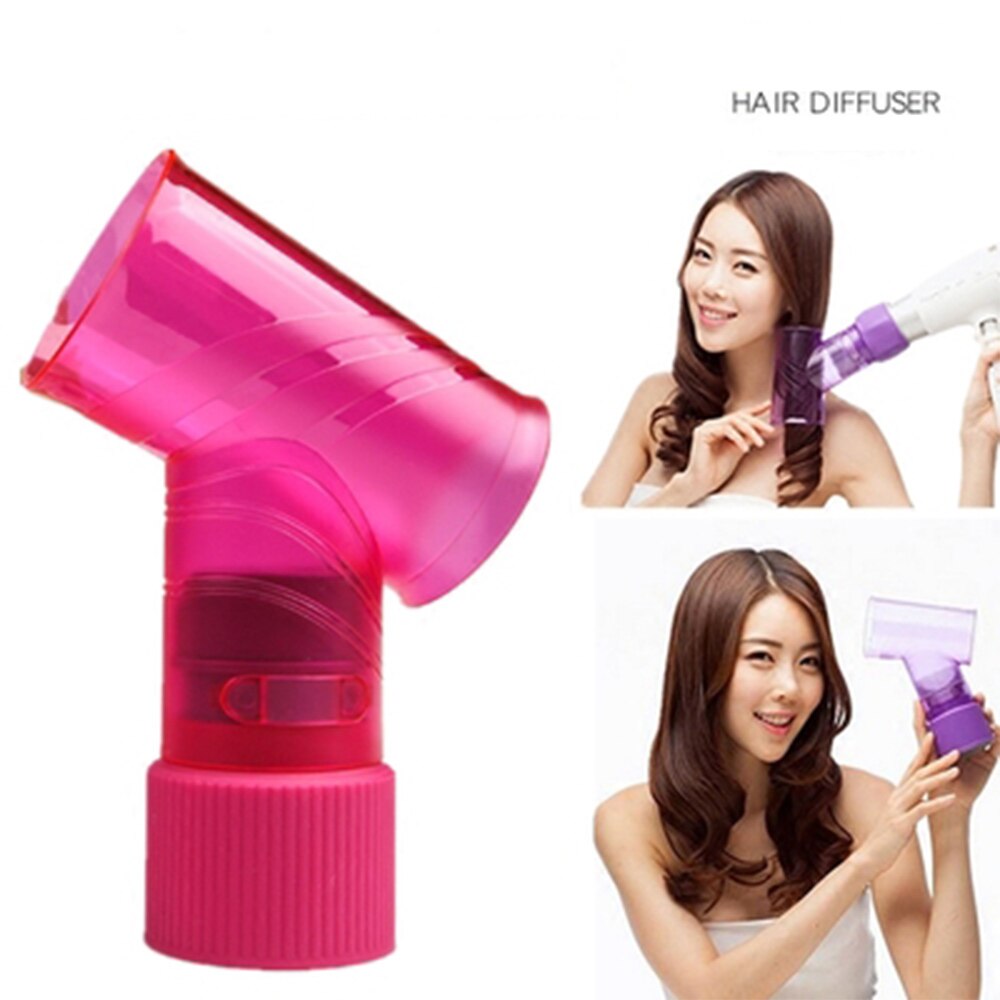 Hair Dryer Diffuser Wind Spin Curl Hair Salon Styling Tools Hair Roller Curler Make Hair Curly difusor purple