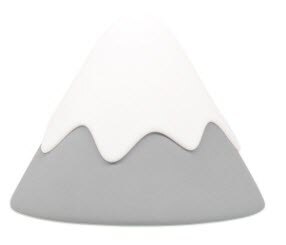 Christmas lamp LED night lamp Snow mountain light upgrade LED lamp: Gray