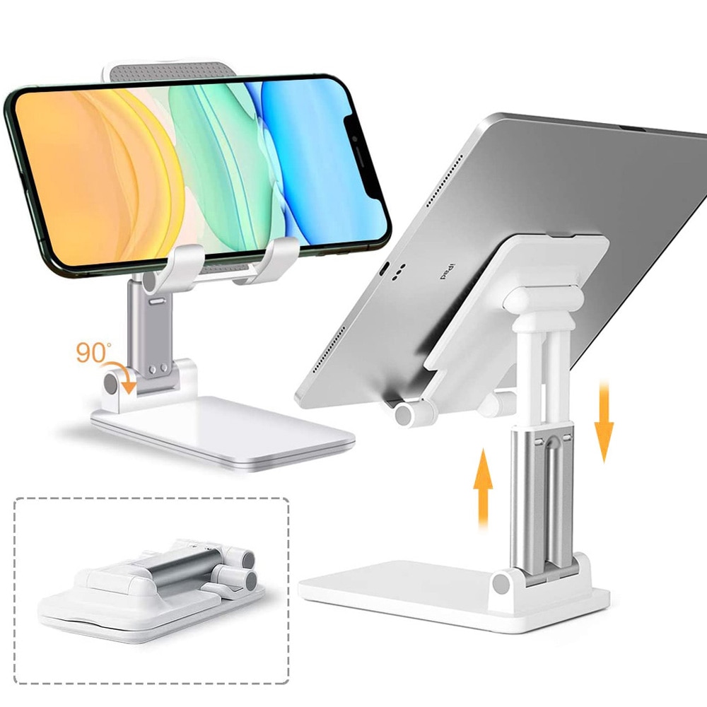 Desk Mobile Phone Holder Stand For iPhone iPad Xiaomi Adjustable Desktop Tablet Holder Universal Table Cell Phone Stand
