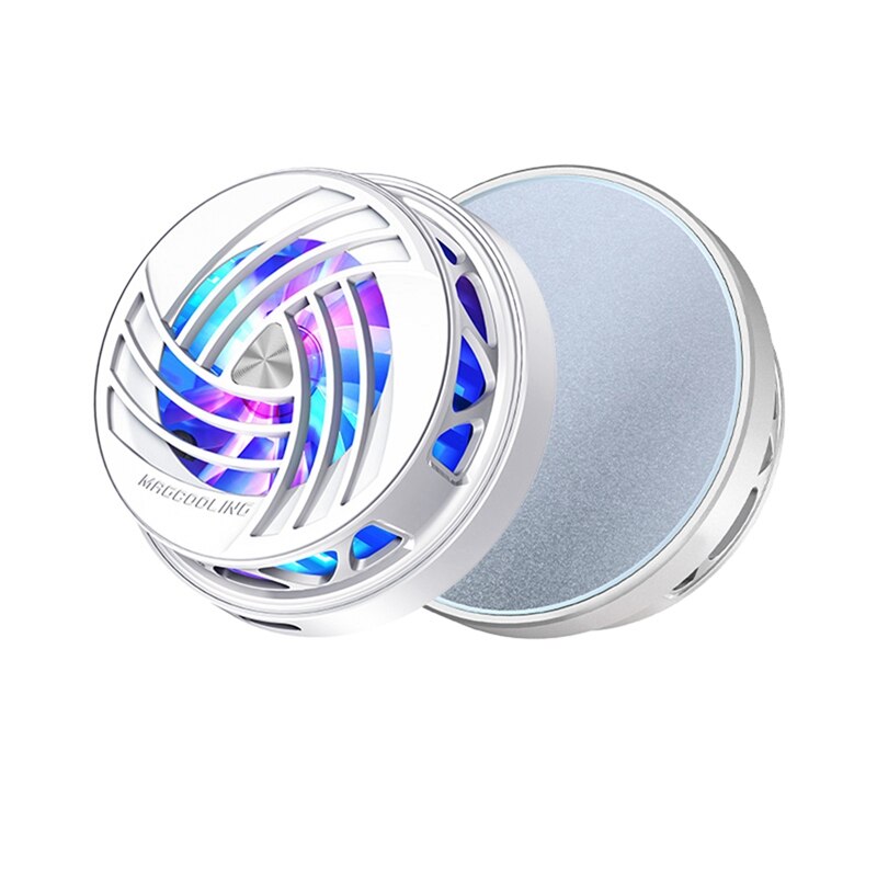 Tragbarer, universeller usb-magnet-halbleiter-handykühler mit gaming-lüfter für iphone/android: Bunt