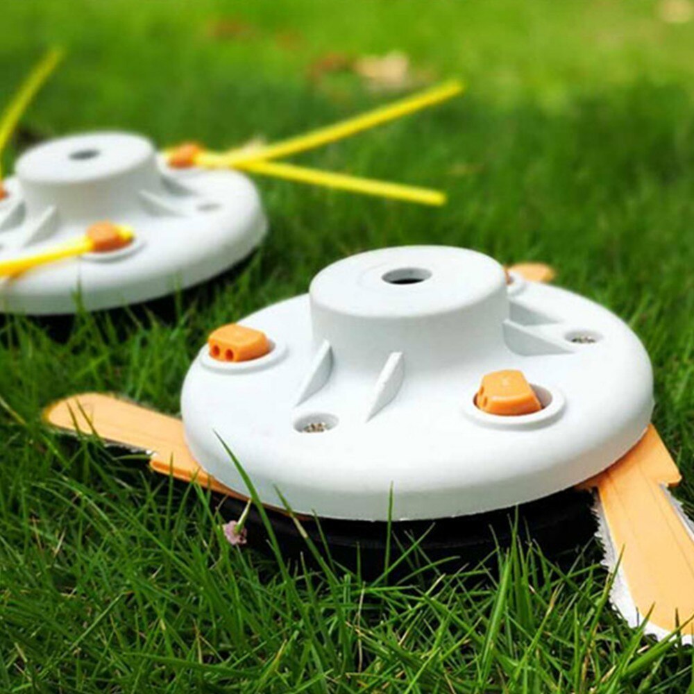 Dual-Gebruik Hooi Maaier Hoofd Maaier Blade Nylon Wieder Werk Hoofd Met Blade Tuin Maaier Accessoires