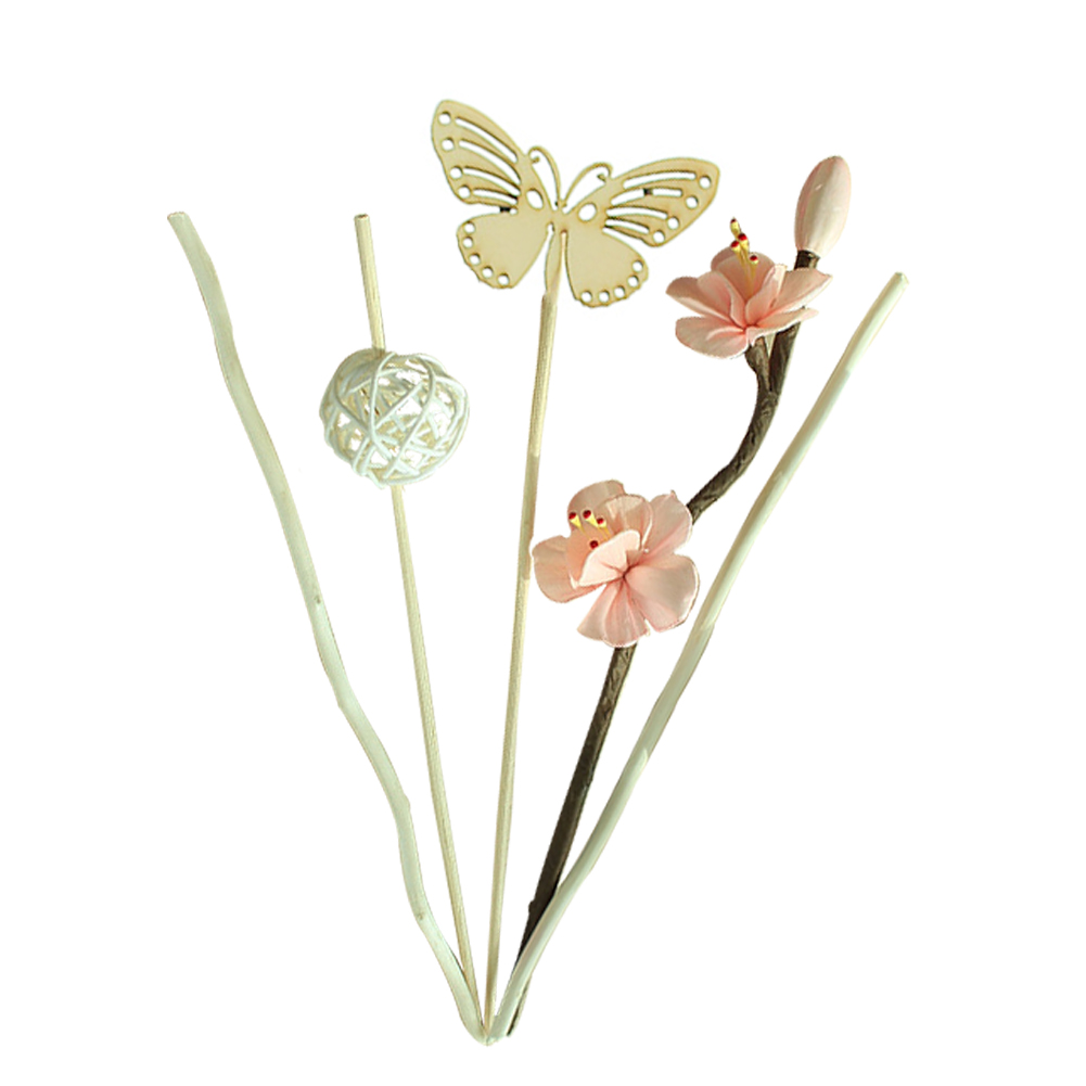 Bilduft siv frisk luft keramik ingen brand hoteller sticks æterisk olie diffuser hjemmespa dekoration aroma (uden vase)  #5