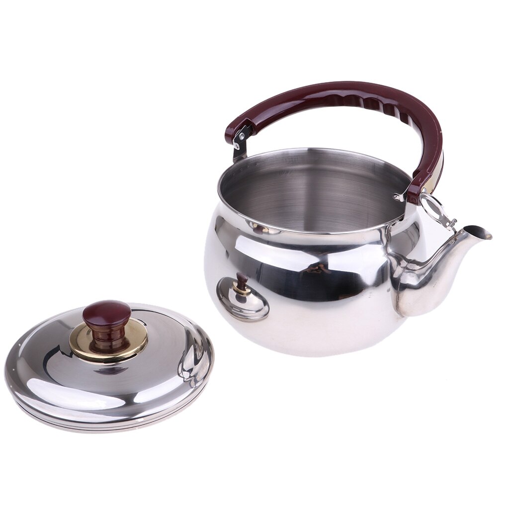 Utomhuscamping tekokare i rostfritt stål kaffevattenkanna hinkkanna 22 / 24/ 26cm