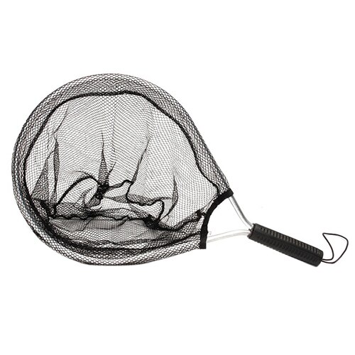 BMDT-Aluminium Landing Nets Fly Fishing Fish Saver Nylon Knotless Mesh Trout Hand Net