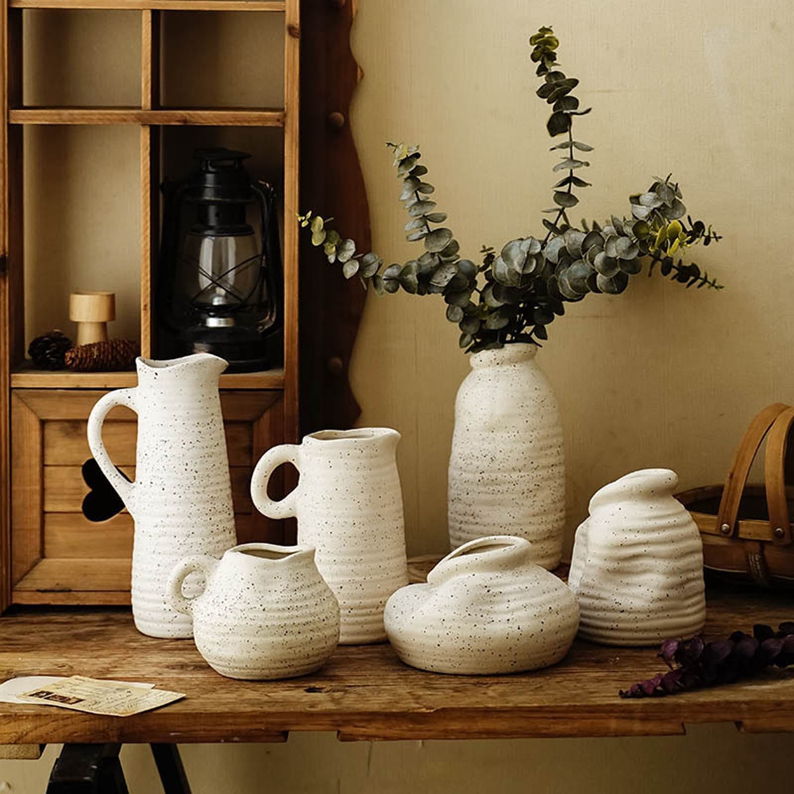 Florero de cerámica de estilo nórdico, jarrones de brotes Zen para el hogar, estante para decoración de mesa, centros de mesa, soporte para plantas de estudio de Yoga