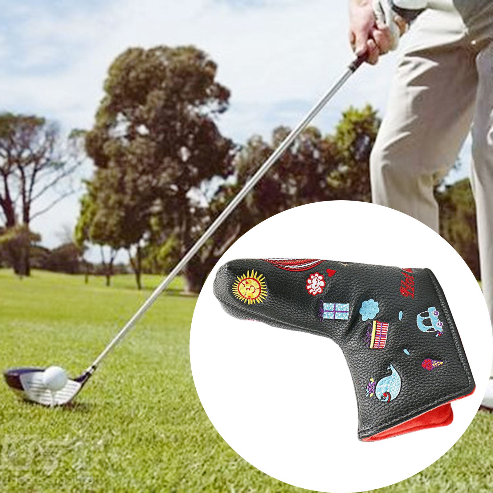 Housse de Putter de Golf, fermeture magnétique Portable, imperméable, protège-tête pour le sport