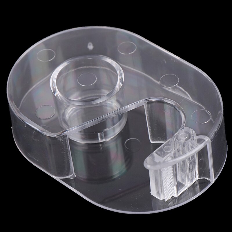 Plastikklæbende tapeholder tape cutter dispenser holder podning øjenvippe tape cutter til øjenvipper forlængelse makeup værktøjer