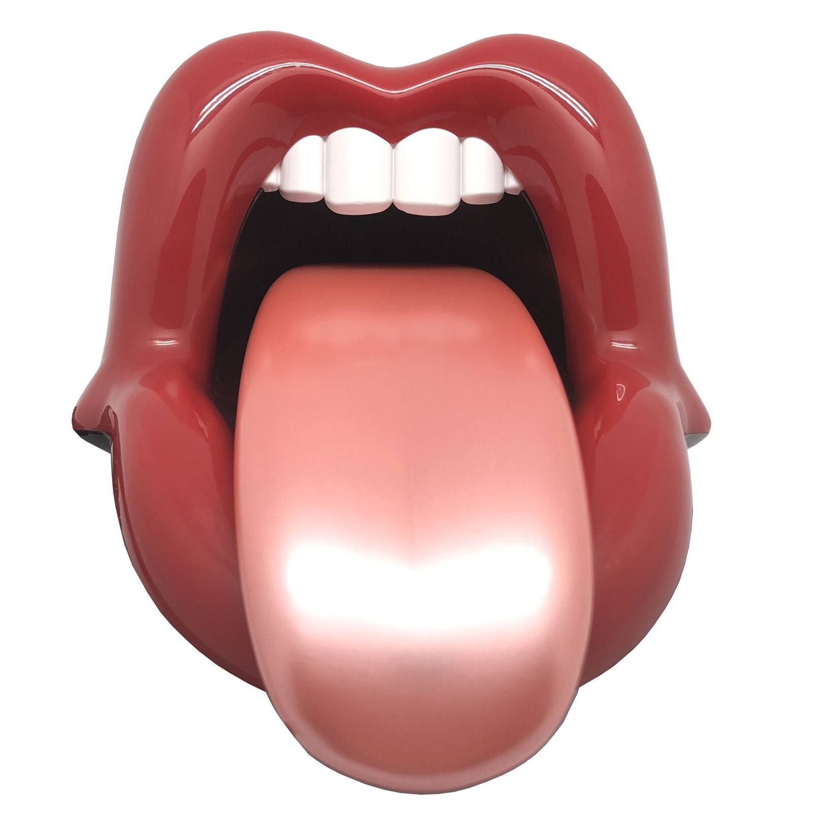 Lips Telephone Novelty Rose Red Mouth Lip Shaped Phone Landline Cute Desk Corded Phone for Home Hotel Office Decoration