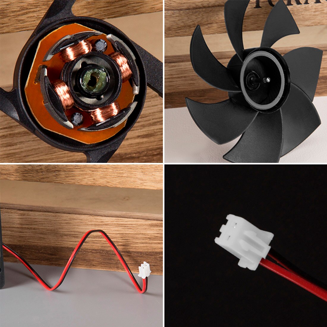 12V DC fan 2 Pin Connector Cooling Fan for Computer Case CPU Cooler Radiator Computer Accessories CPU Cooling Fans 50 80 120 mm