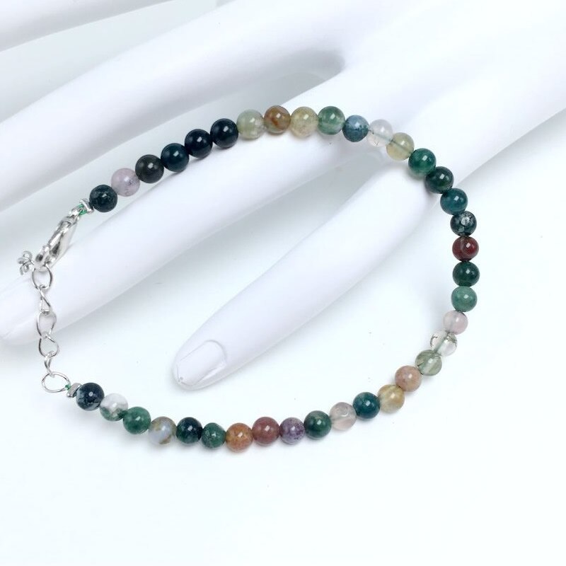 Pulsera de energía de cuentas de Chakra para mujeres y hombres, brazaletes de sodalita blanca turquesa, piedra de ágatas redondas naturales, joyería de Yoga hecha a mano, 4mm