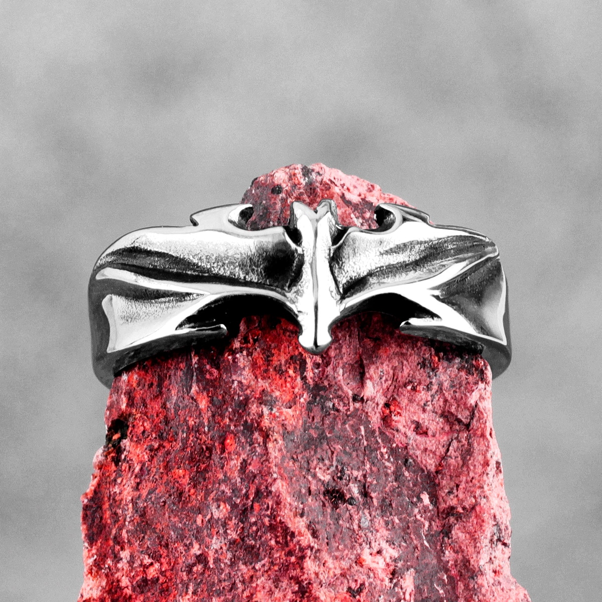 Anillos góticos de acero inoxidable para hombre y mujer, joyería Punk bonita y única para mujer, novio, motorista, ,