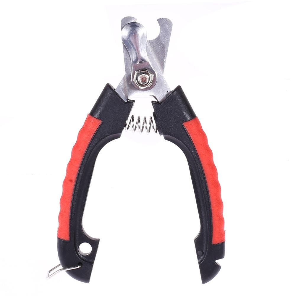 Mascota perro seguridad clavo Clipper cortador aseo tijeras para animales gatos con cerradura tamaño S M cortaúñas: With Lock / S