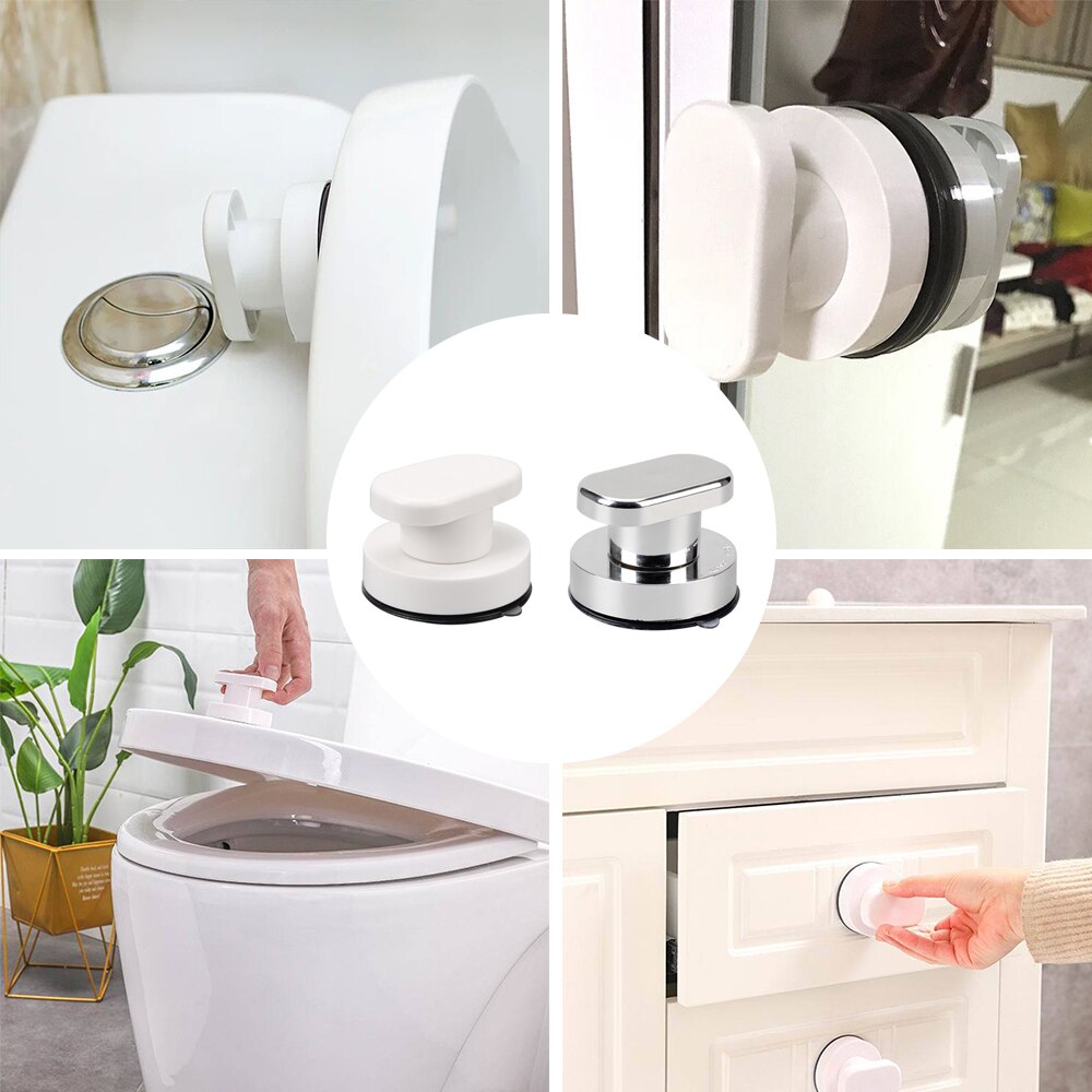 1 stk 60 °roterende lås garderobeskab skydedørshåndtag toiletlåg køleskab slagfrit sugehåndtag skridsikkert gelænder