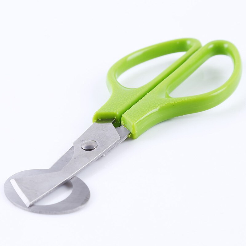 Green Stainless Steel Bird Egg Scissors Kitchen Knife Cooking Egg Accessories