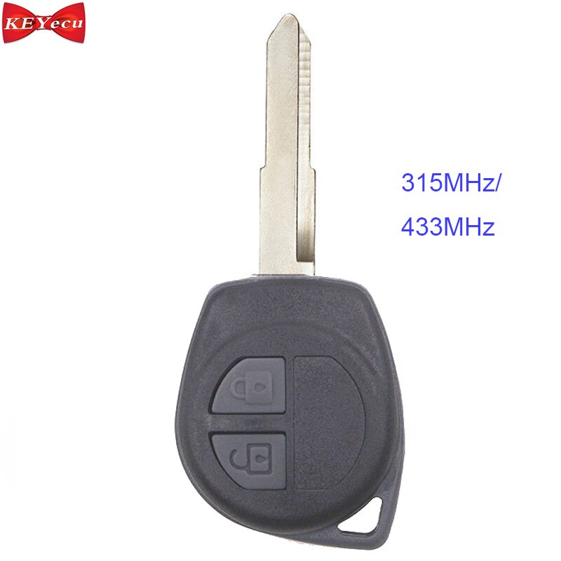 Keyecu Voor Suzuki Swift 2007 Afstandsbediening Sleutelhanger 3Y-TS004 315Mhz/4Y-TS002 433mhz ID46 Chip