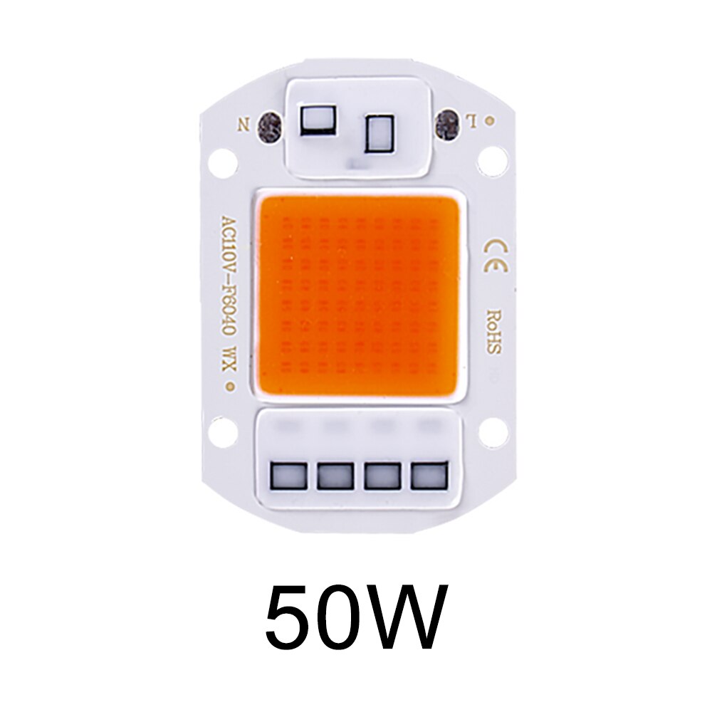 6pcs COB LED Chip Grow Light Full Spectrum Light 50W 30W 20W LED Grow Light for Greenhouse Hydroponic Flower Seeding Grow Light: 50W 6pcs