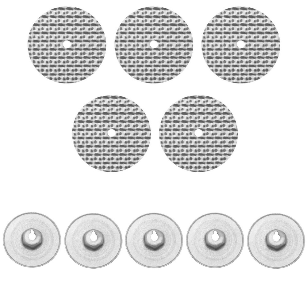 5-delige hitteschildreparatieset N 90796501 Hittebeschermingsplaat Hitteschild Zilver Warmteplaat Schild Reparatieset voor sluitringbevestiging: Goud