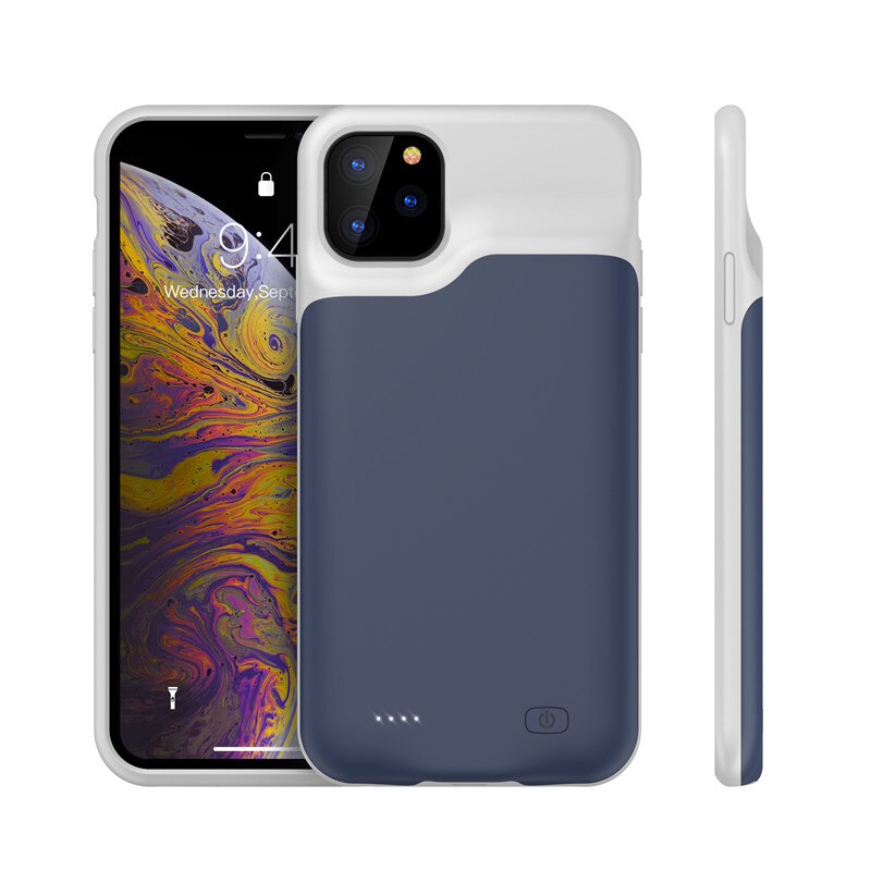 10000 mah powerbankhoes voor iphone 11 pro, batterijladerhoes voor iphone 11 pro max powerbank, oplaadhoes  i11