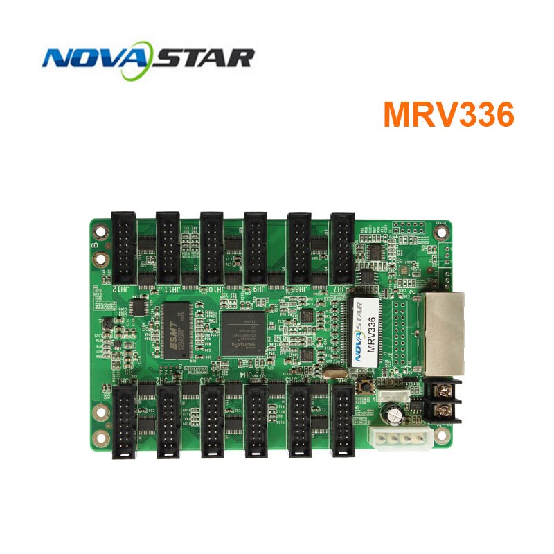 Nova MRV336 MRV332 Full Color LED Video Display Receiving Card 12xHUB75 ports 256x256 Pixels for nova star led