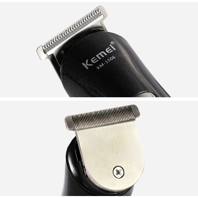Kemei 3 in 1 trimmer til næsehår skægklipper barbermænd plæneklipper elektrisk haircut barbermaskine km -1506