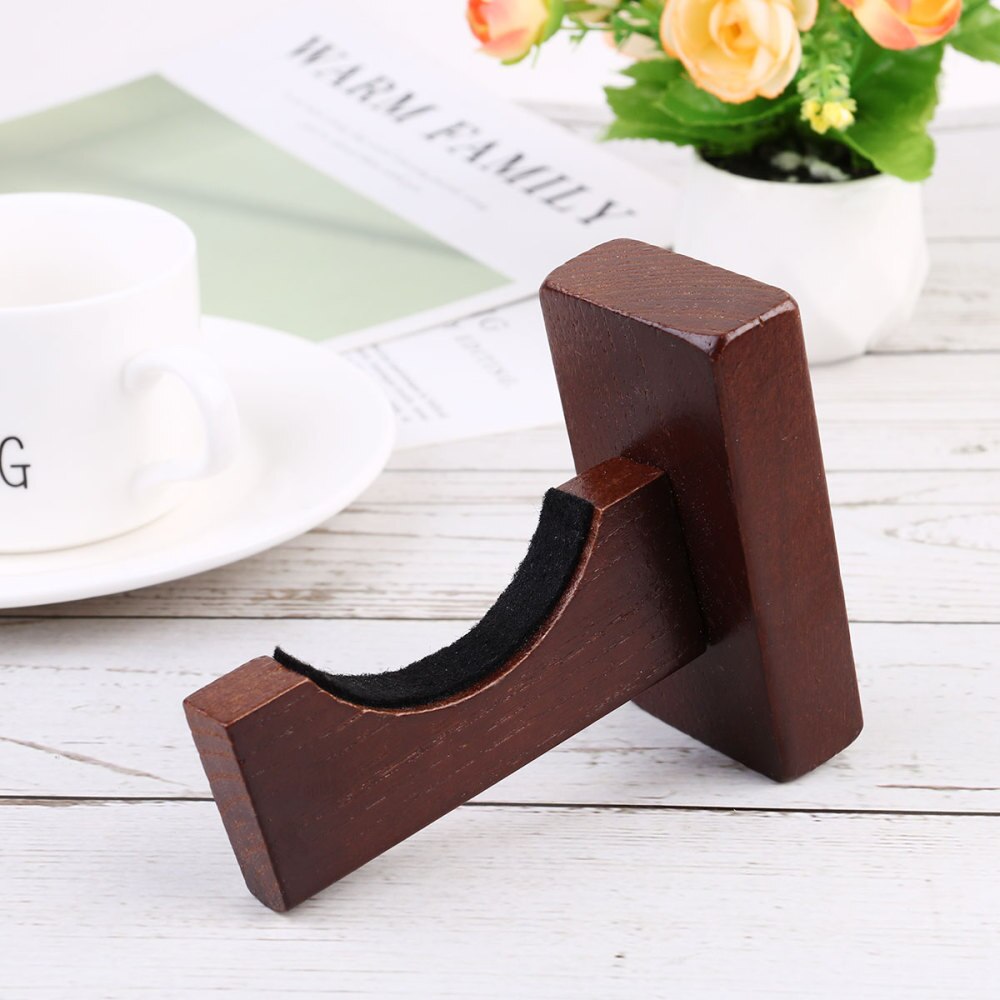 Baseball Bat Display Rack Wall Mounted Bat Holder Bamboo Bat Display Case for Placing Baseball Bat Softball Bat Hockey Stick (Br