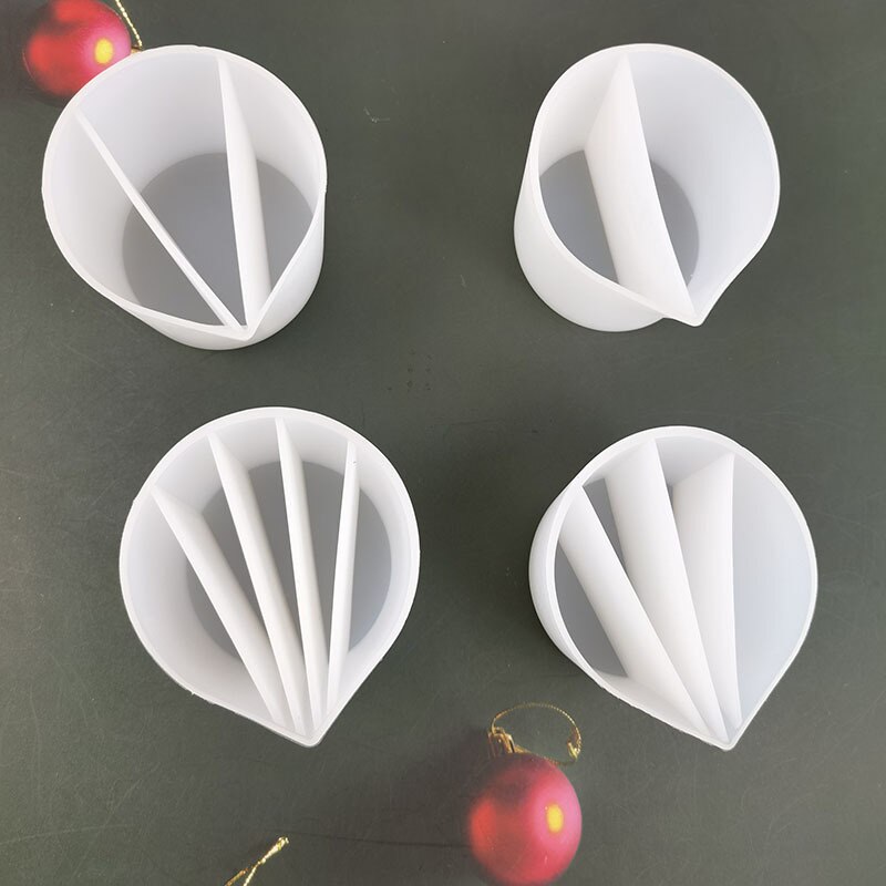 Clear Silicone Epoxy Resin Mixing Cups Distribution Measuring Cup DIY Epoxy Resin Tools for Jewelry Making Hobby Craft