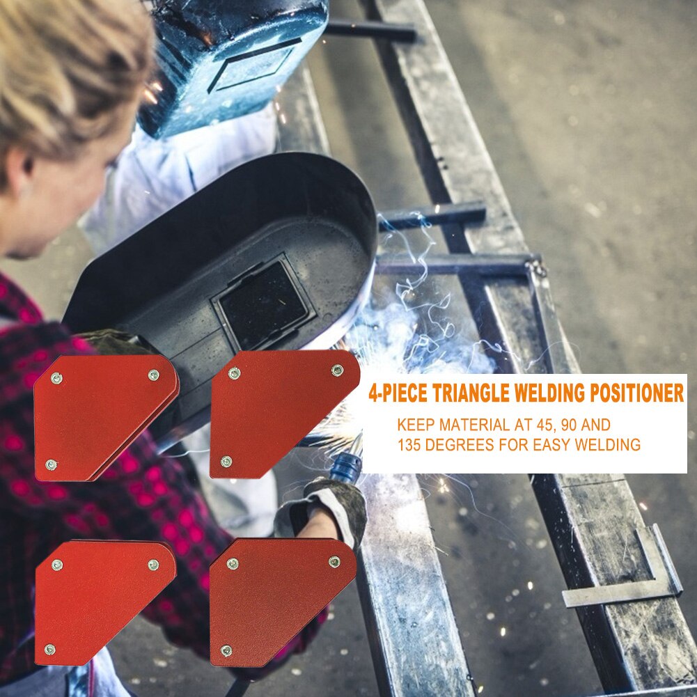 4 pièces forte magnétique soudage aimants support positionneur accessoires soudage localisateur soudage outils électriques accessoires
