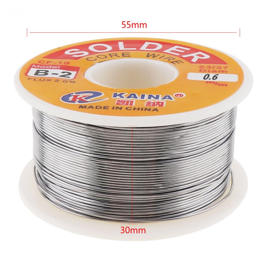 63/37 45FT 0.5 0.6 0.8MM 100g étain plomb soudure Flux soudure fer fil bobine pour électronique produit Maintenance