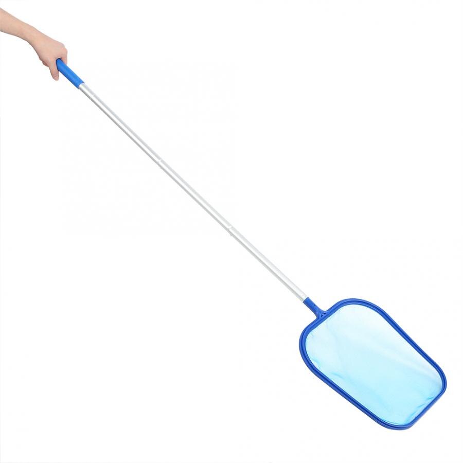 Pool Leaf Shallow Net Swimming Pool Leaves Cleaning Net with Detachable Rod Swimming Pool Accessories