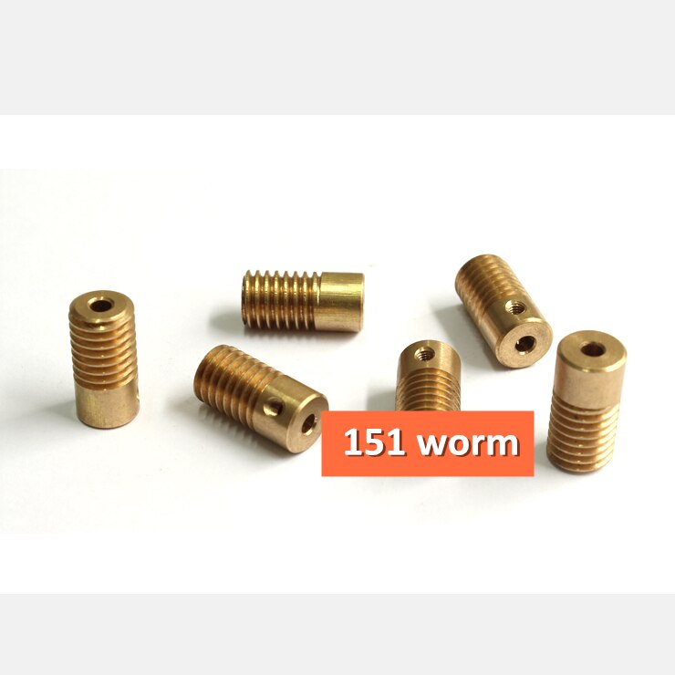 (065/151) 0.5 modulus turbine worm gear, hole diameter 3mm/3.175mm/4mm/5mm/6mm/6.35mm gear worm