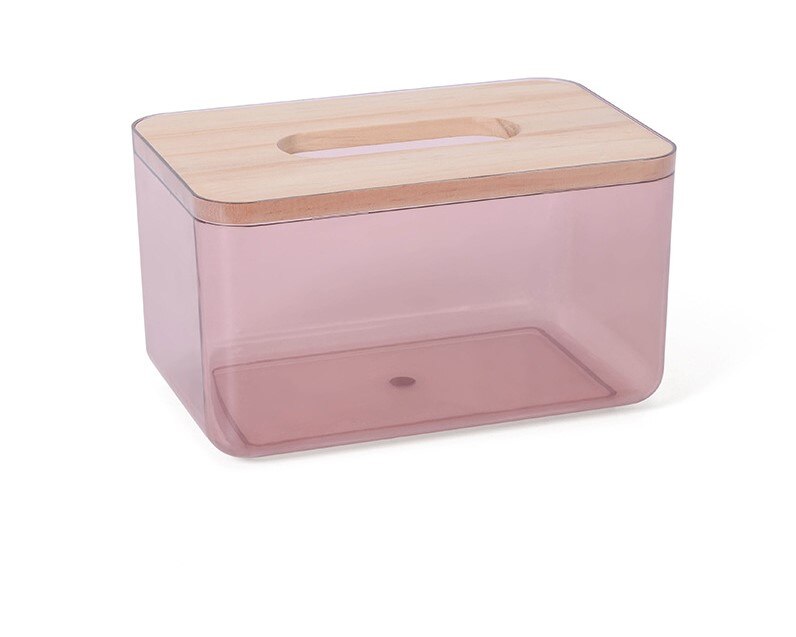 1pc Chic Tissue Case Box Container Pattern Home Car Towel Napkin Papers Dispenser Holder Box Case Table Decoration Storage Box: S RED