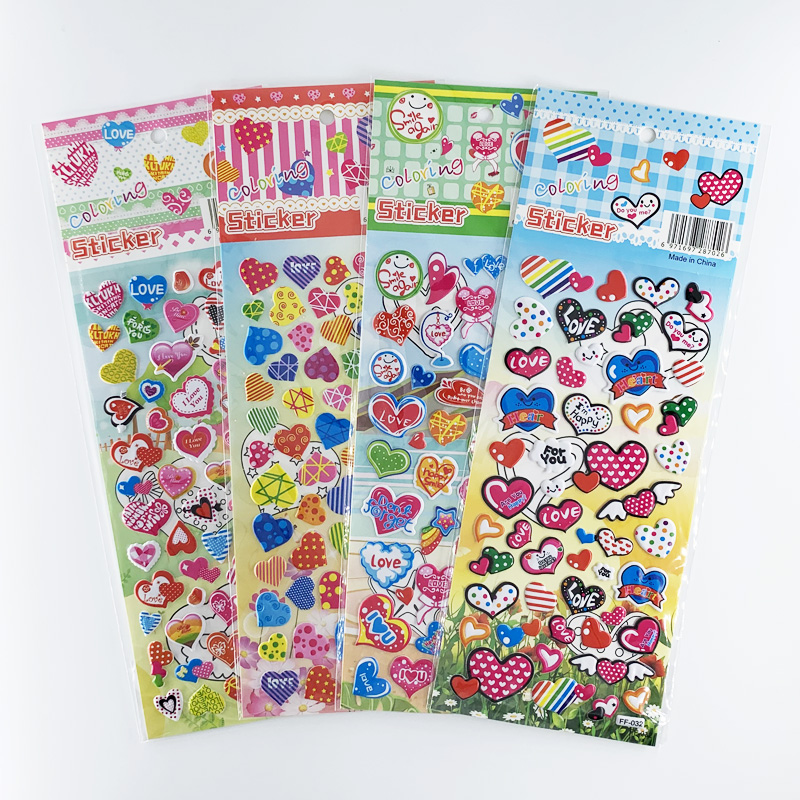 4 arkuszy/zestaw kosmiczna przestrzeń planeta wszechświat poznanie naklejki dzieci DIY 3D Bubble pianki naklejki do scrapbookingu dla dzieci chłopcy prezent: Pomarańczowy