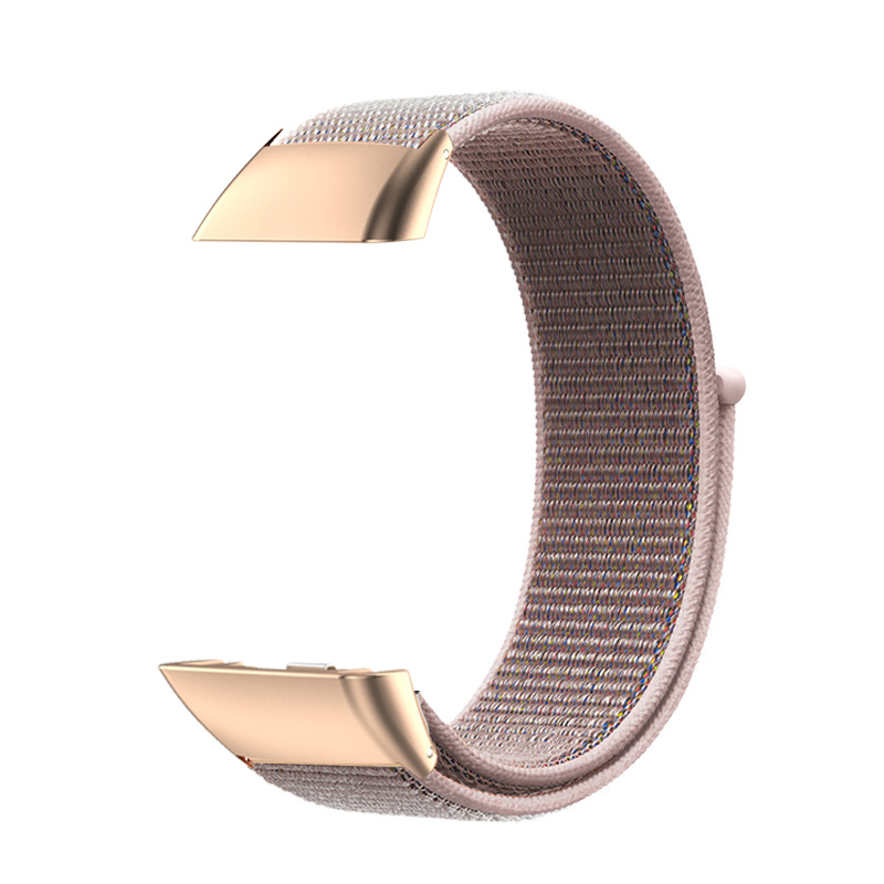 Nylonrem til huawei band 6/6 pro huawei band 6 smartwatch-udskiftningsbælte correa åndbart sportsarmbånd honor band 6- rem