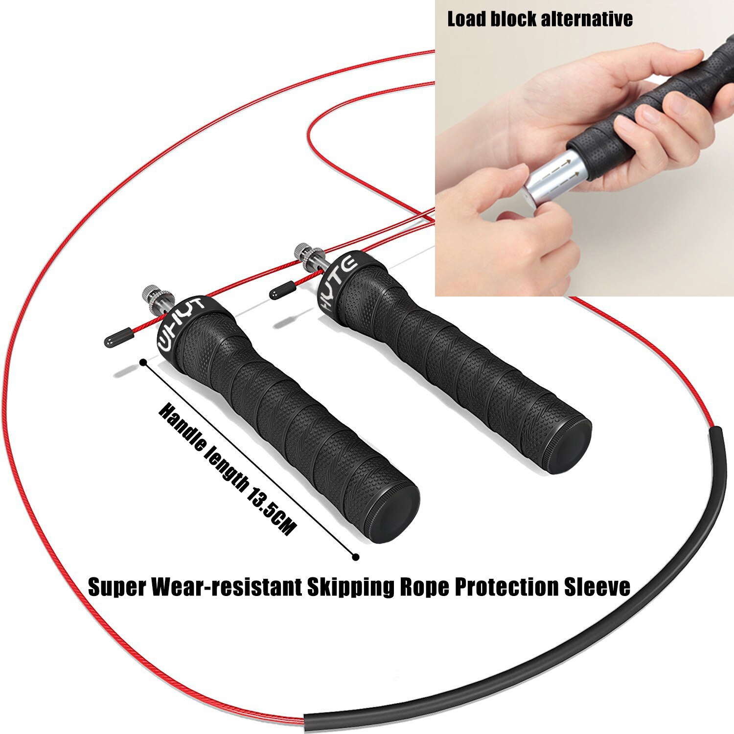 Anti-Slip Crossfit Speed Jump Rope Skipping Ropes for MMA Boxing Fitness Skip Workout Training Weighted Jumping