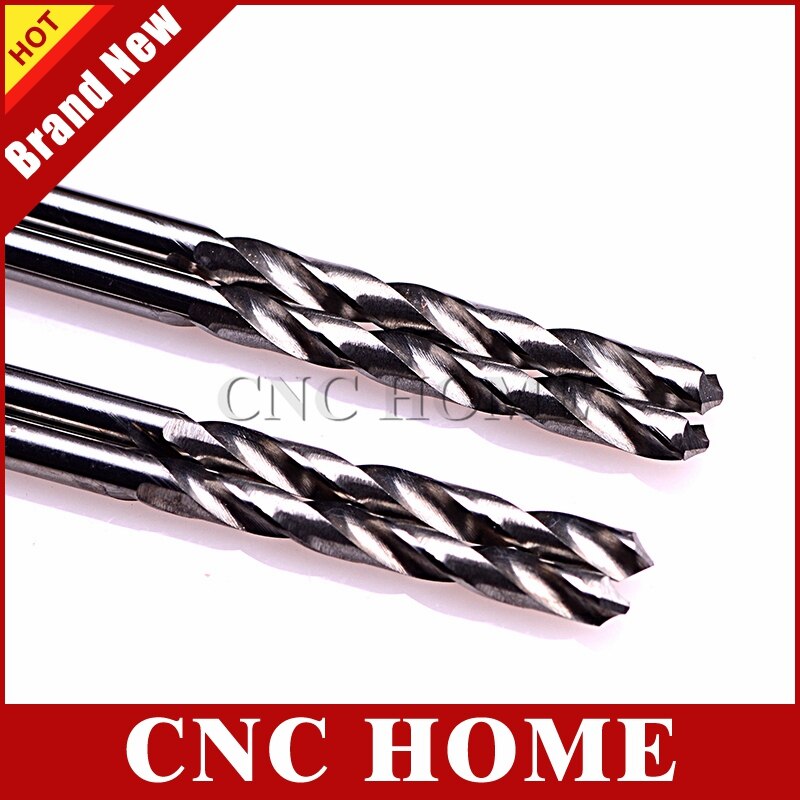 Hoge Precisie 10 pc 1.6/1.7/1.8/1.9/2mm Micro Super Hard Solid Tungsten Carbide frezen Twist Boor fit voor staal, ijzer