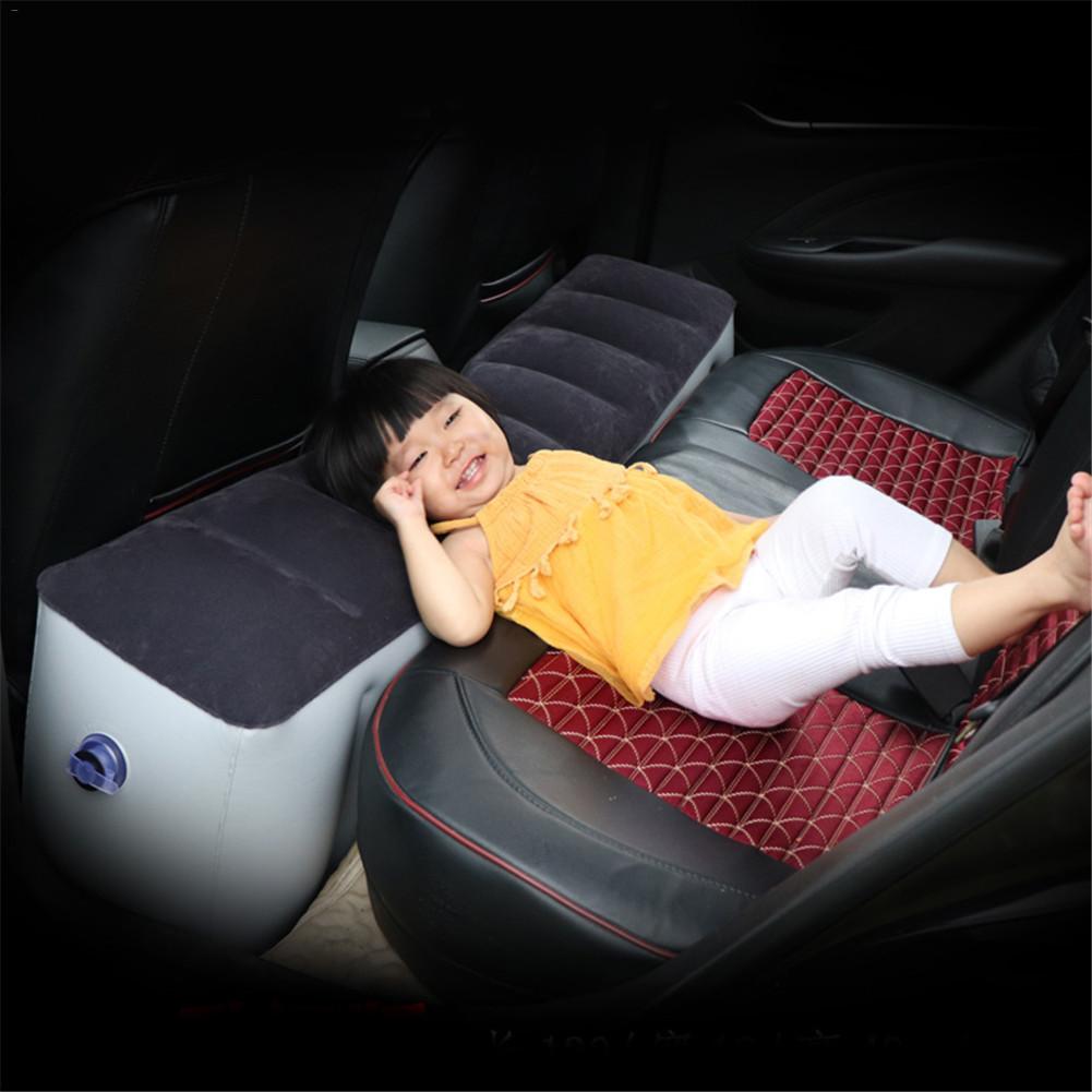 Colchón inflable para asiento trasero de coche, cojín de aire para viaje en coche, cama de aire para acampar, Araba Yatak PUF Gonflable