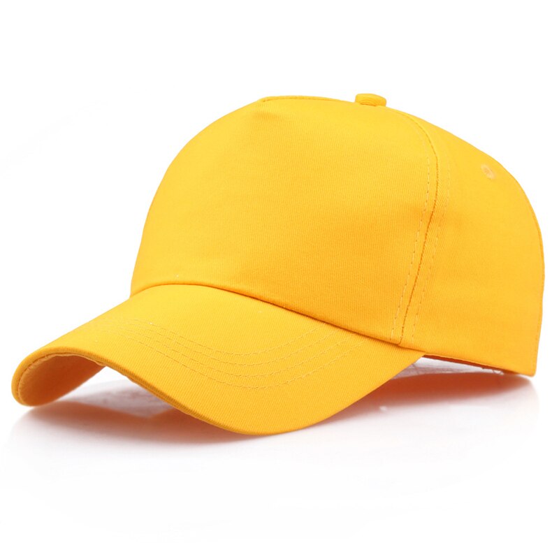 Svart lokk baseball lokk ensfarget snapback caps casquette hattemaker utstyrt uformelt gorras hofte hopp pappa hattemaker til menn kvinner unisex: Gul