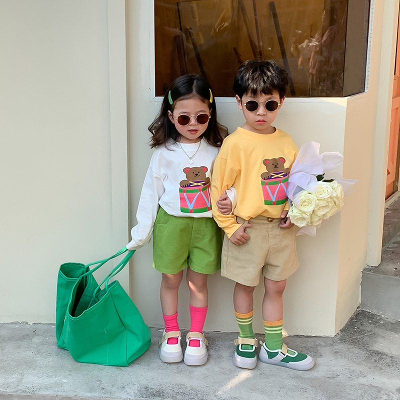 Felpe con cappuccio MILANCEL 2022 Spring Kids felpe con cappuccio per bambini O Neck