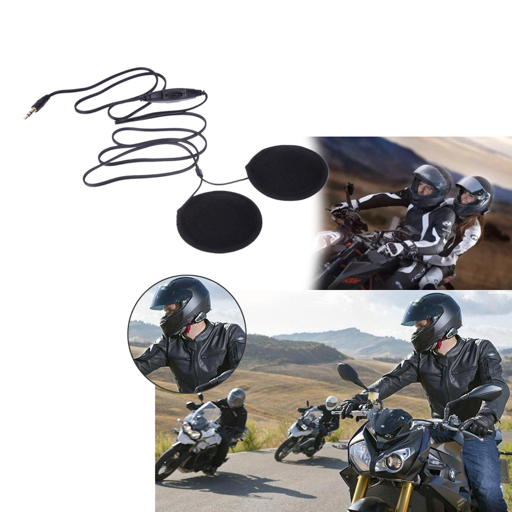 Motorrad Helm Headset Lautsprecher Kopfhörer Motorrad Moto Kopfhörer für MP3/MP4/CD/Radio GPS praktisch Mobiltelefon Handys