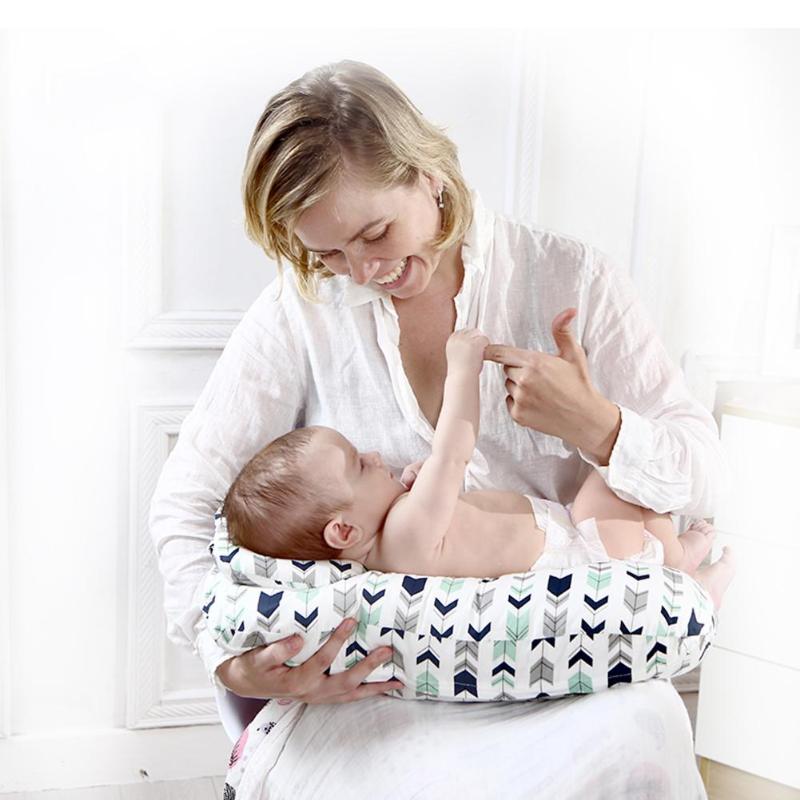 Oreillers d'allaitement pour bébés | 2 pièces/ensemble, oreiller d'allaitement pour bébé, coussin d'allaitement pour nourrissons en forme de U, coussin d'alimentation pour -né en coton