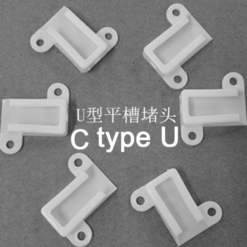 End Cap for Series Aluminum Profile Accessories ABS End Cap for 5050 5630 led rigid bar light led bar housing aluminum channel