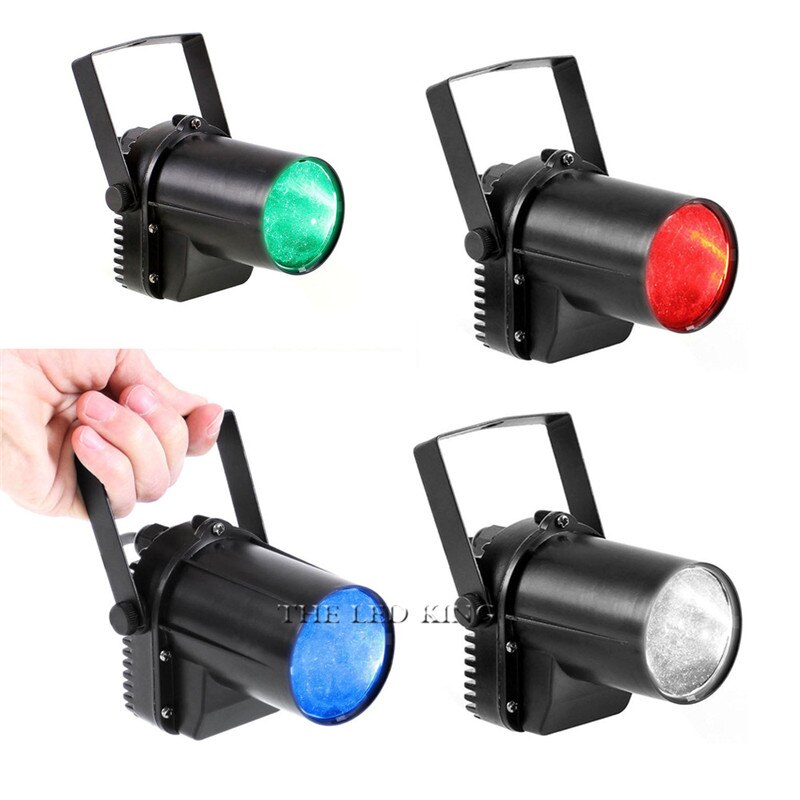 Foco LED de 15W AC110-240V DMX RGBWA para escenario, foco de haz de luz para discoteca KTV DJ, efecto de iluminación para escenario