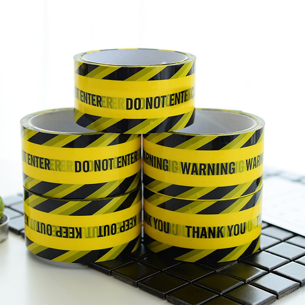 Oblique Stripe Caution Warning Tape Fragile Barrier Remind Work Safety Tapes