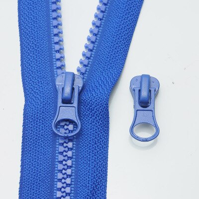 Meetee 10pcs 5# Resin Zipper Head Thick Candy Color Zipper Pull Slider DIY Repair Pillow Quilt Bedding Bags Sewing Clothes ZT005: Blue